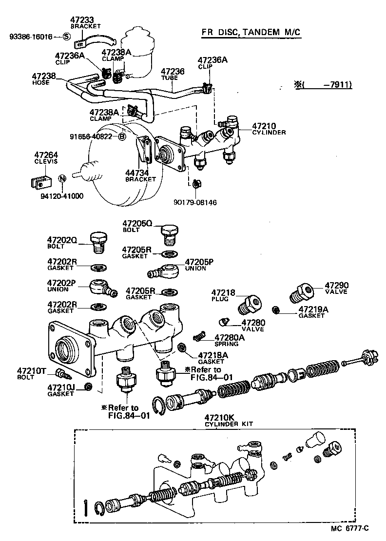  HIACE |  BRAKE MASTER CYLINDER