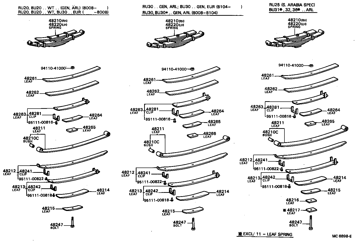  DYNA |  REAR SPRING SHOCK ABSORBER
