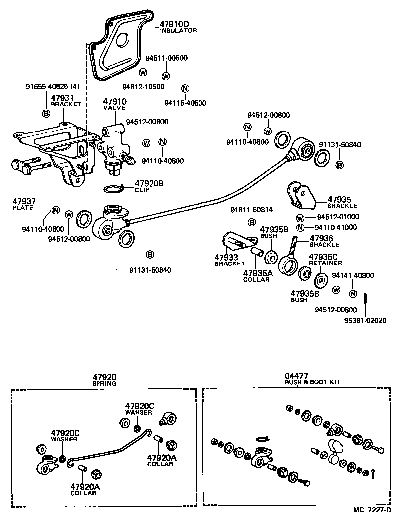  LAND CRUISER 60 |  BRAKE TUBE CLAMP