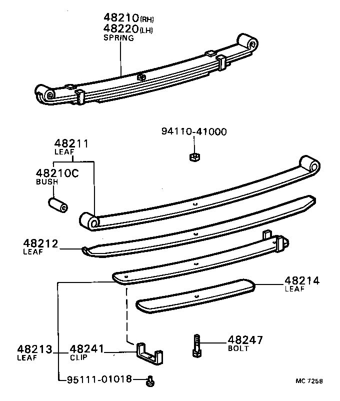  DYNA |  REAR SPRING SHOCK ABSORBER