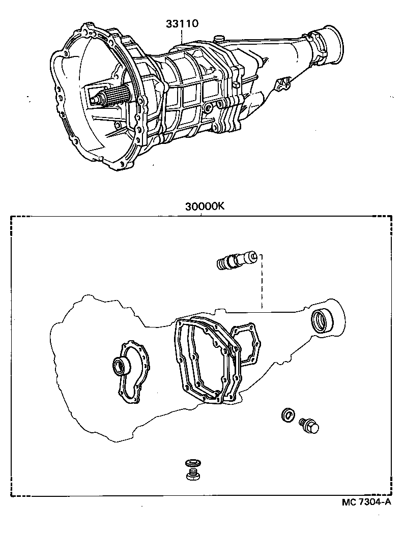  CRESSIDA |  TRANSAXLE OR TRANSMISSION ASSY GASKET KIT MTM