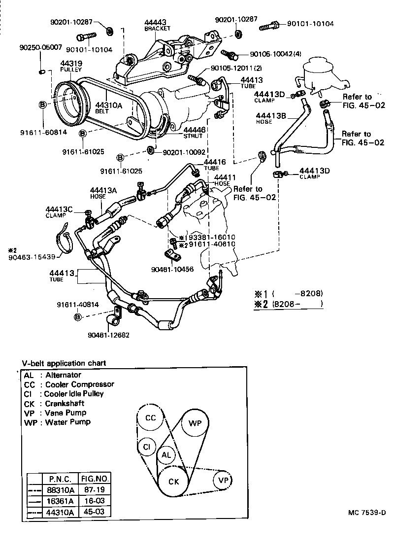  CRESSIDA |  POWER STEERING TUBE