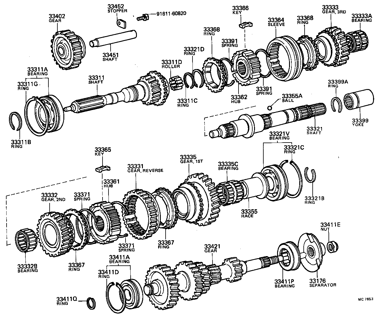  HILUX |  TRANSMISSION GEAR MTM
