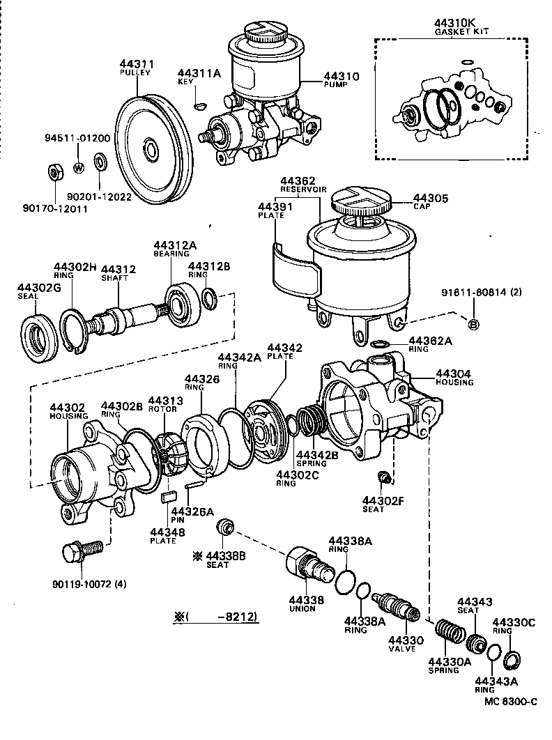  CRESSIDA |  VANE PUMP RESERVOIR POWER STEERING
