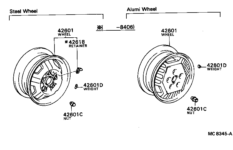  CAMRY |  DISC WHEEL WHEEL CAP