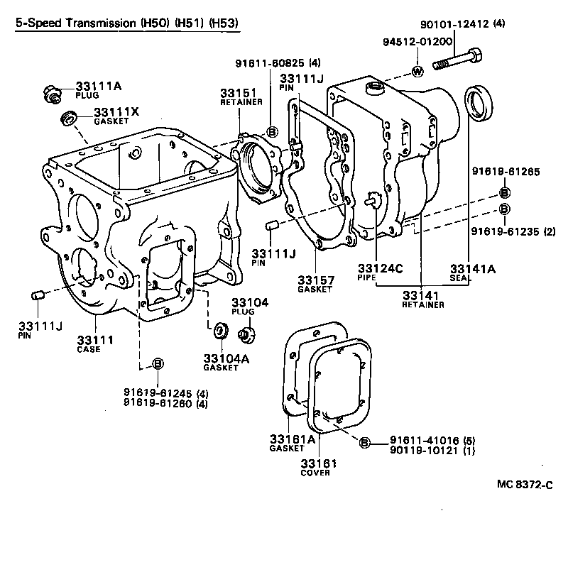  DYNA |  CLUTCH HOUSING TRANSMISSION CASE MTM