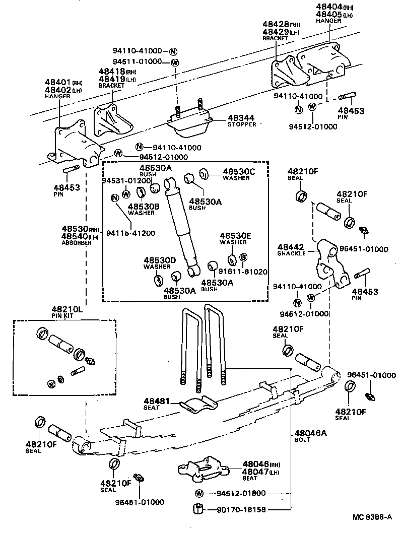 DYNA |  REAR SPRING SHOCK ABSORBER