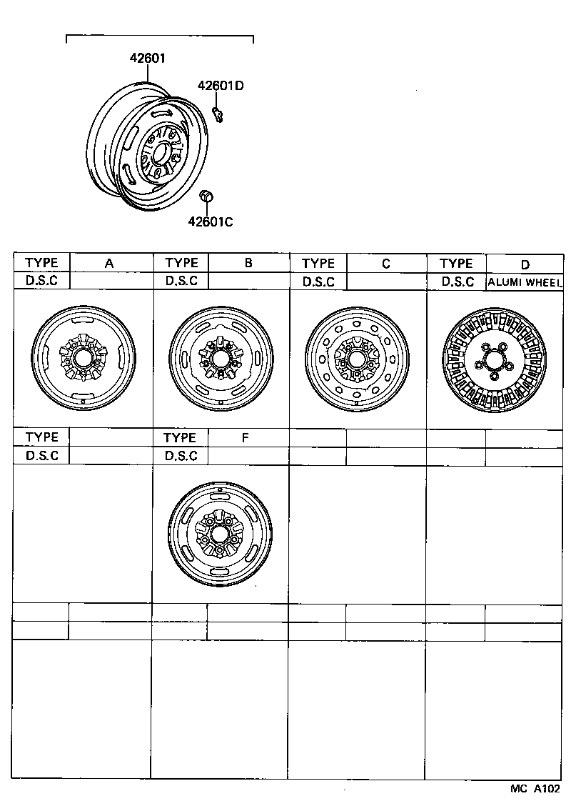  CROWN |  DISC WHEEL WHEEL CAP