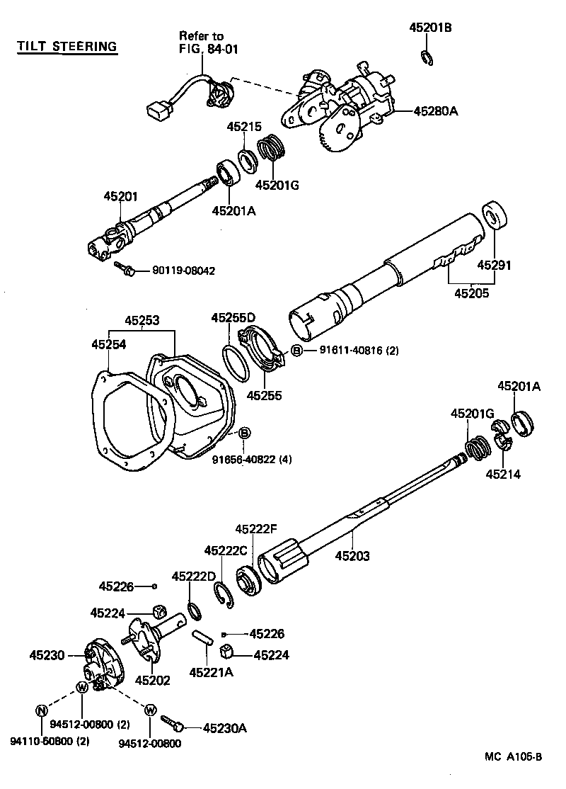  CROWN |  STEERING COLUMN SHAFT