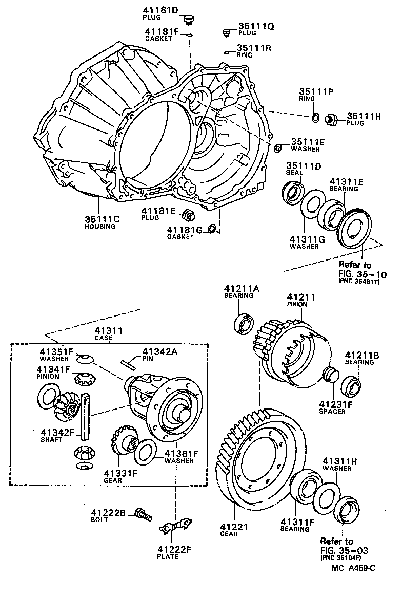  CELICA |  FRONT AXLE HOUSING DIFFERENTIAL