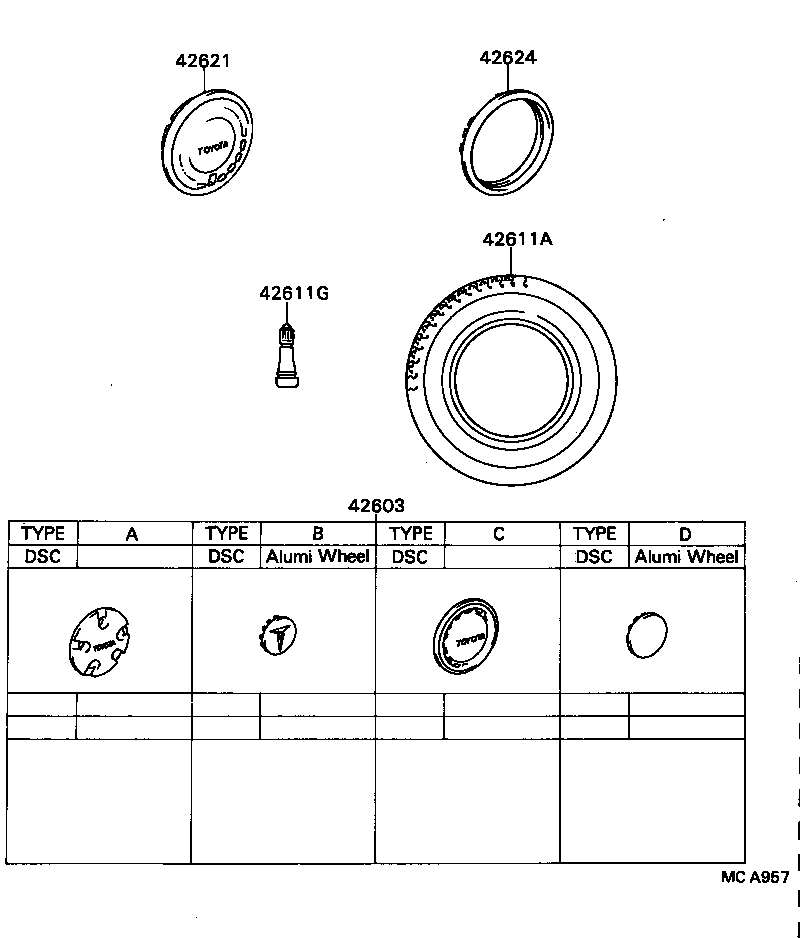  CAMRY |  DISC WHEEL WHEEL CAP