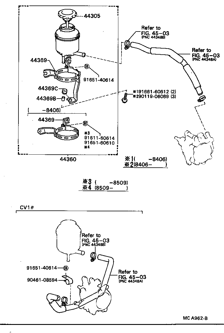  CAMRY |  VANE PUMP RESERVOIR POWER STEERING
