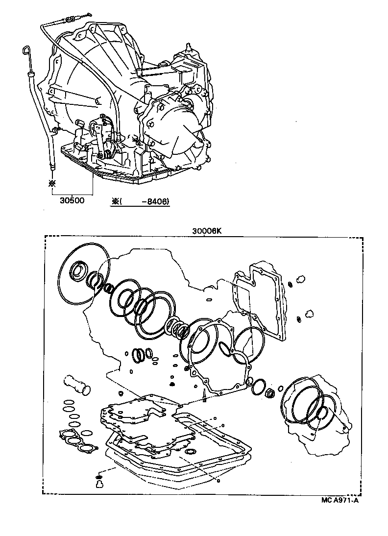  CAMRY |  TRANSAXLE OR TRANSMISSION ASSY GASKET KIT ATM
