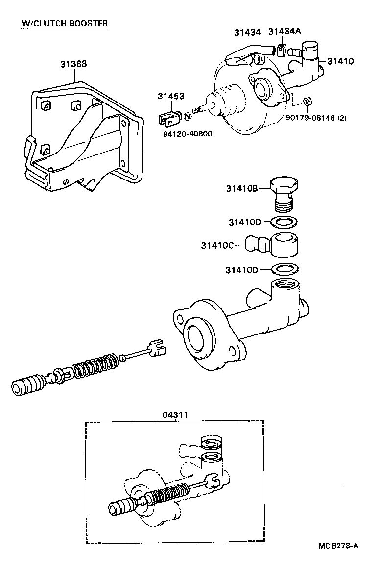 DYNA |  CLUTCH MASTER CYLINDER