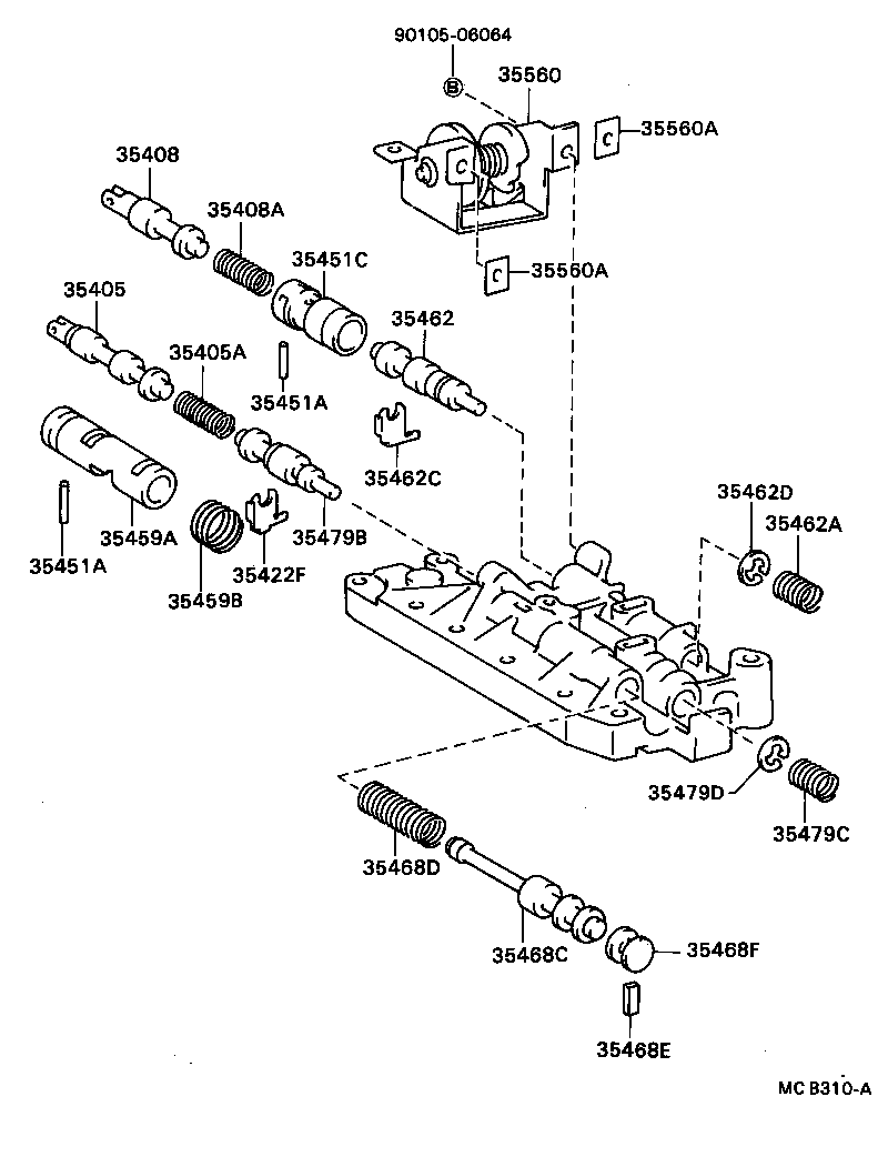  DYNA |  VALVE BODY OIL STRAINER ATM