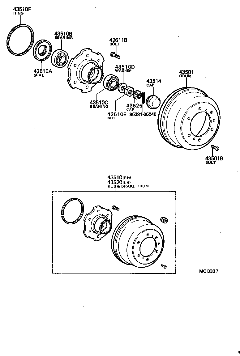  DYNA |  FRONT AXLE HUB