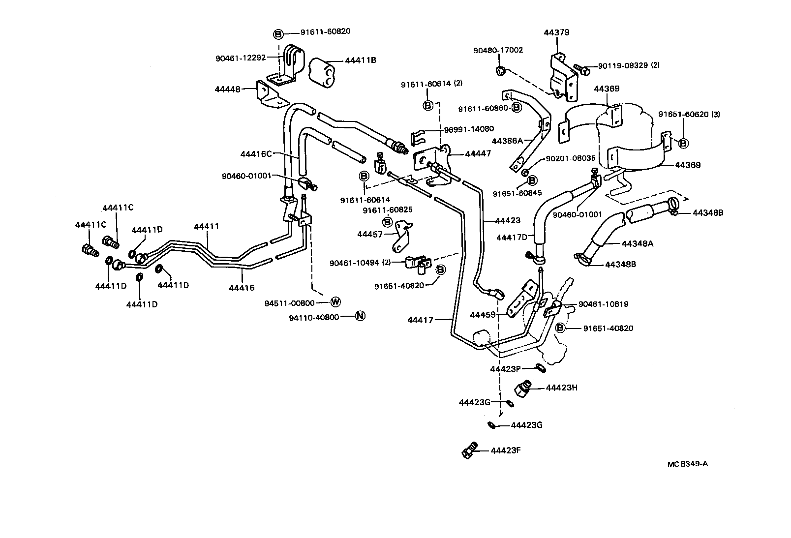  DYNA |  POWER STEERING TUBE