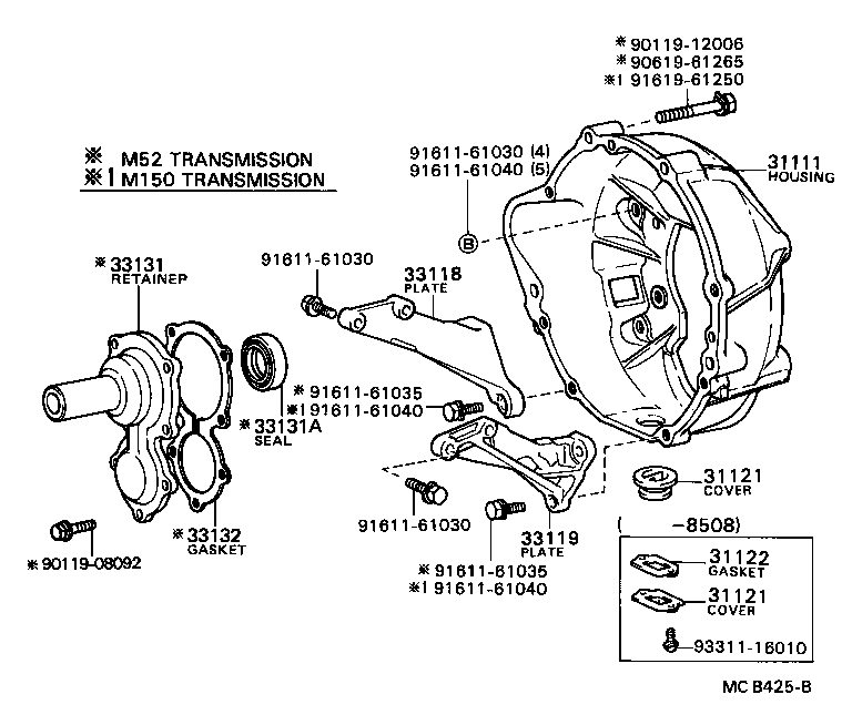  DYNA |  CLUTCH HOUSING TRANSMISSION CASE MTM