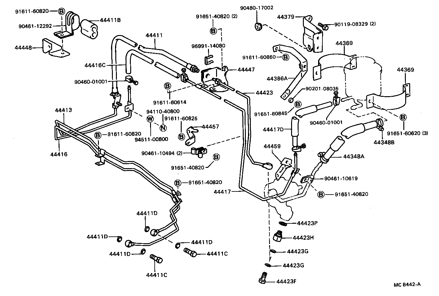  DYNA |  POWER STEERING TUBE