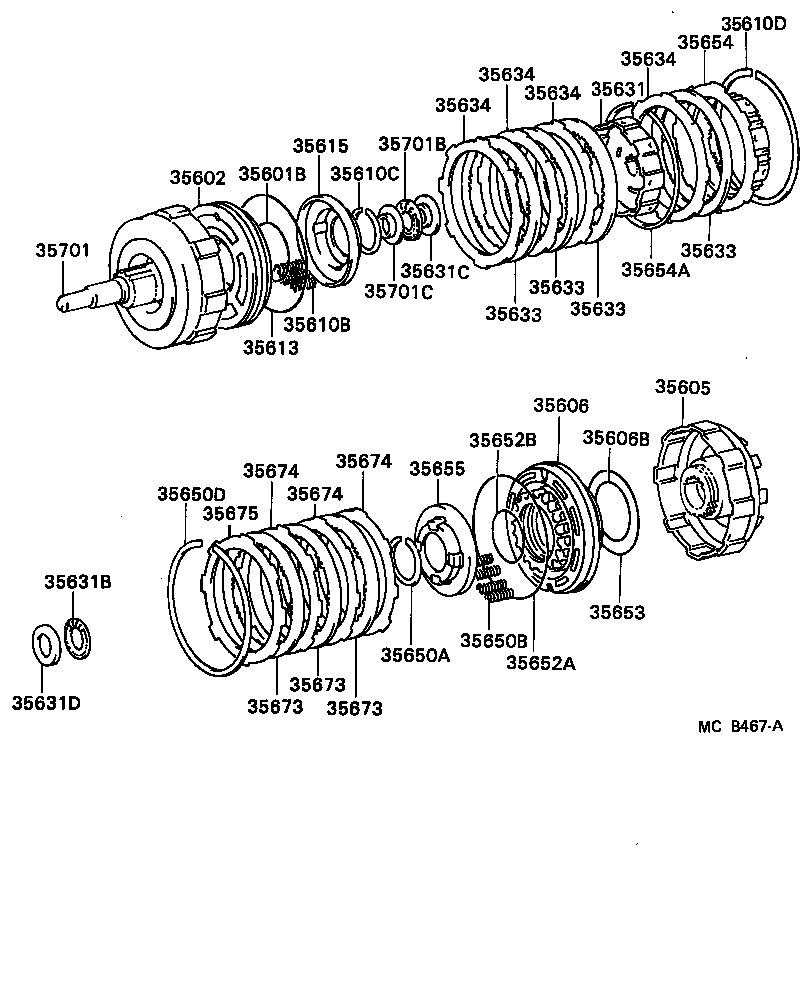  CROWN |  BRAKE BAND MULTIPLE DISC CLUTCH ATM