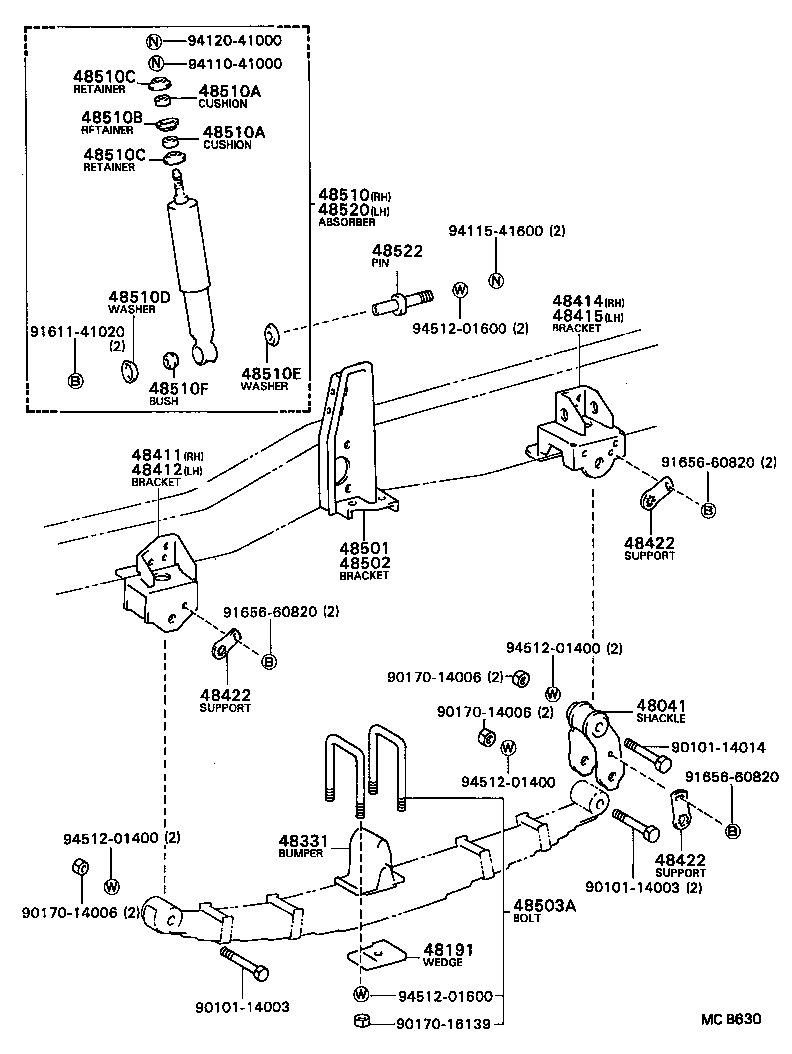  DYNA |  FRONT SPRING SHOCK ABSORBER