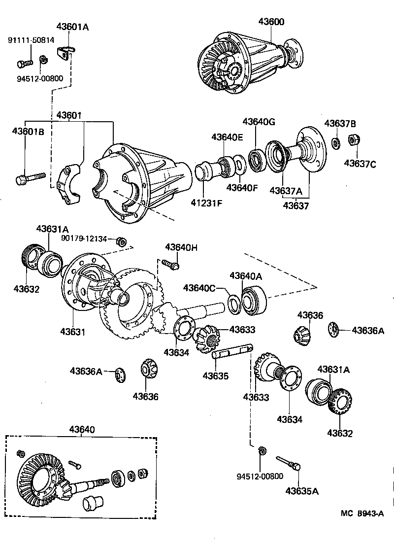  LAND CRUISER 60 |  FRONT AXLE HOUSING DIFFERENTIAL
