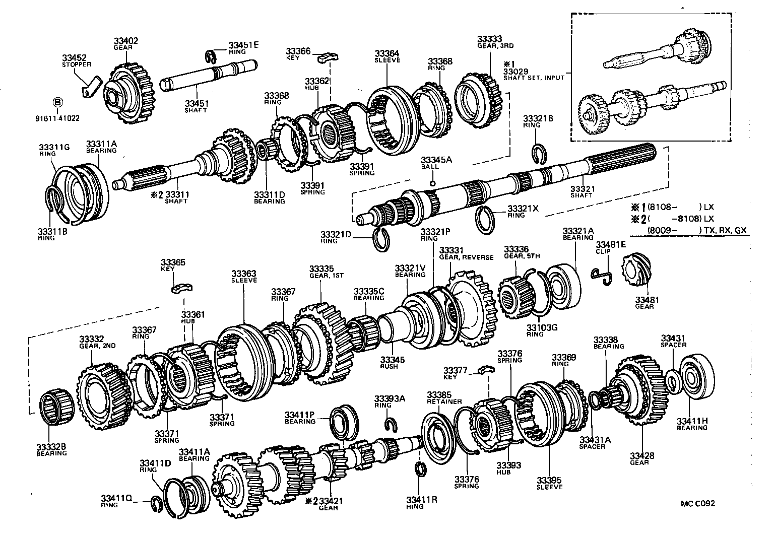  CRESSIDA |  TRANSMISSION GEAR MTM