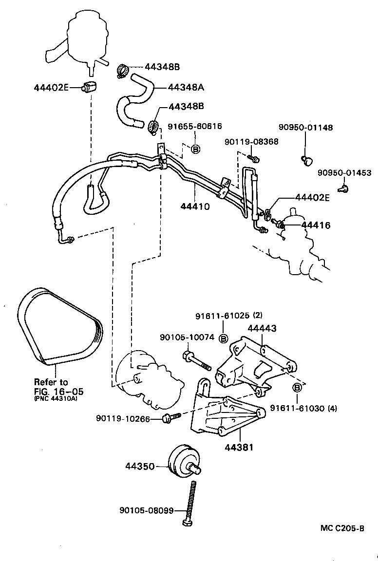  CELICA |  POWER STEERING TUBE