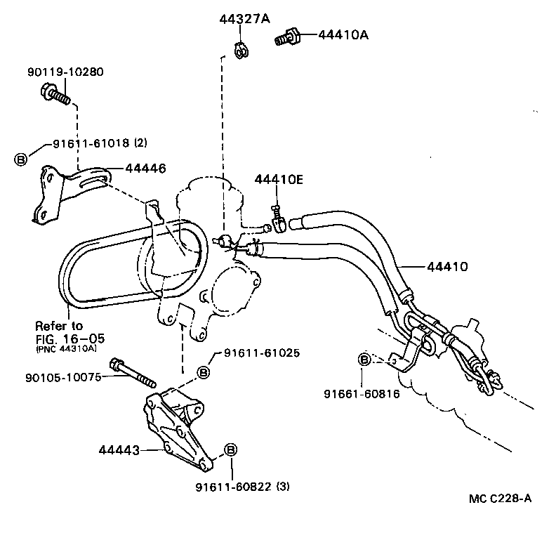  CELICA |  POWER STEERING TUBE