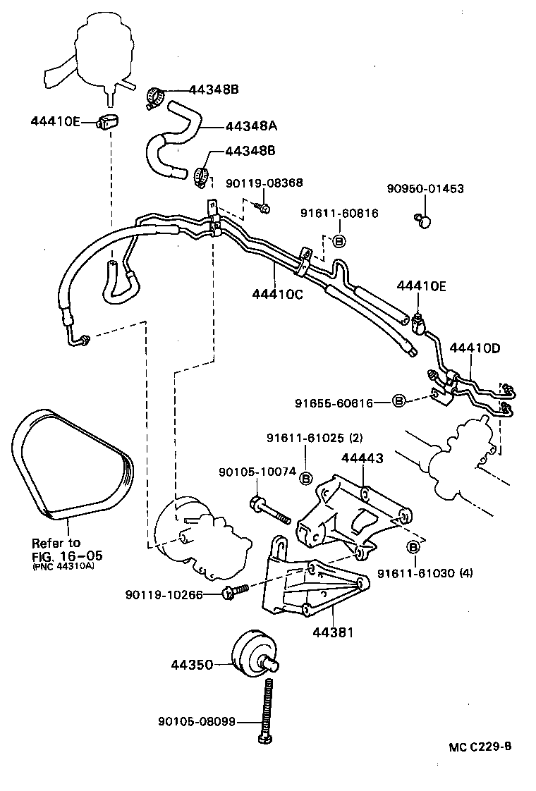  CELICA |  POWER STEERING TUBE