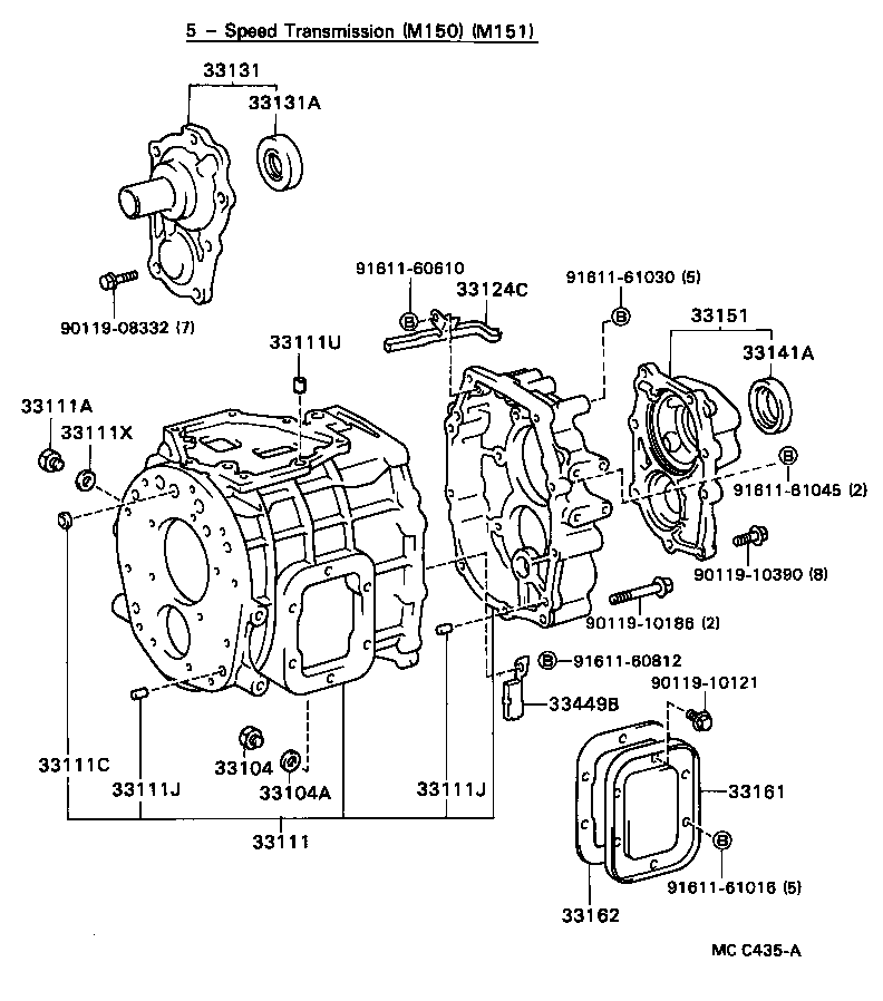  DYNA |  CLUTCH HOUSING TRANSMISSION CASE MTM