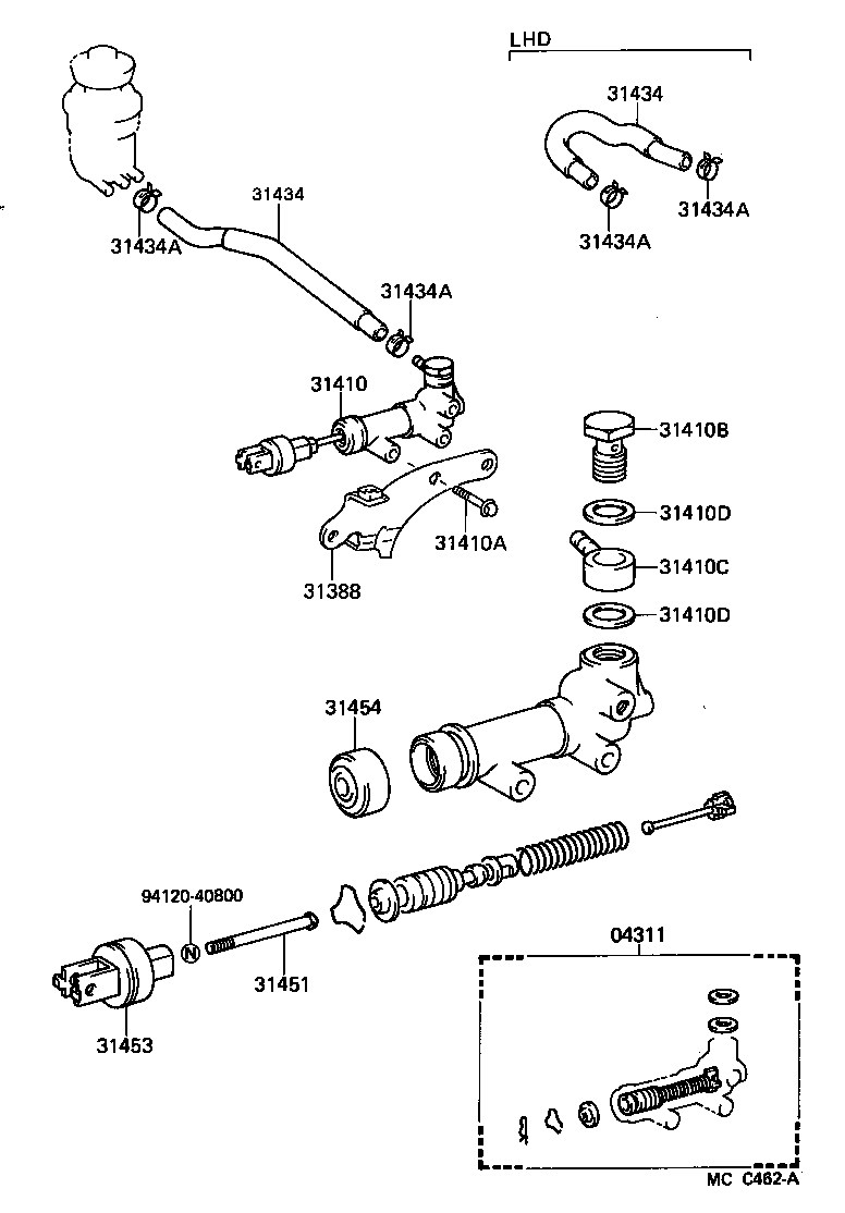  DYNA150 |  CLUTCH MASTER CYLINDER