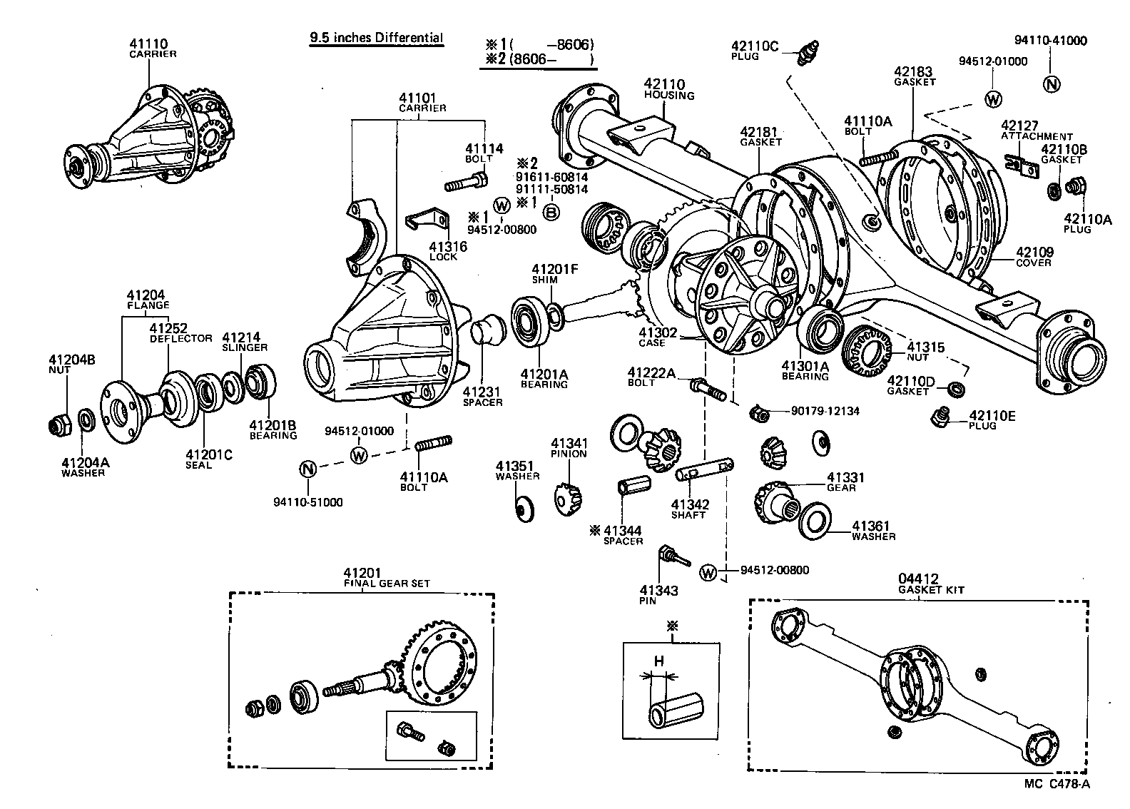  DYNA150 |  REAR AXLE HOUSING DIFFERENTIAL