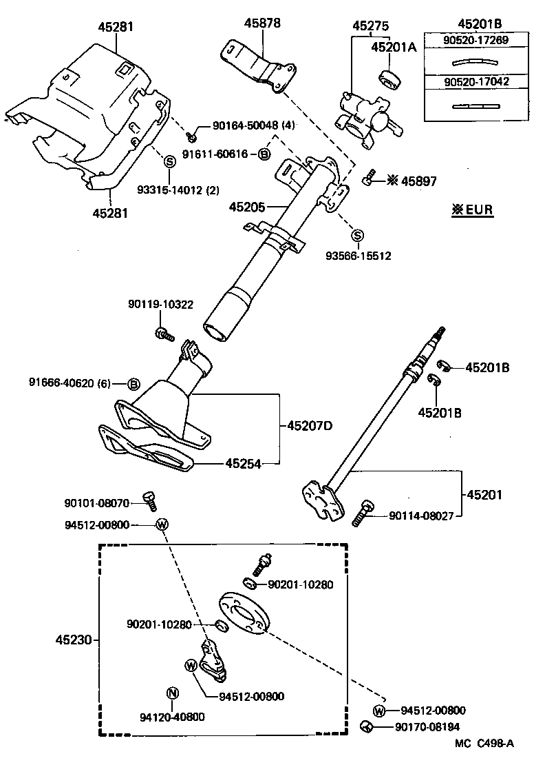  DYNA150 |  STEERING COLUMN SHAFT