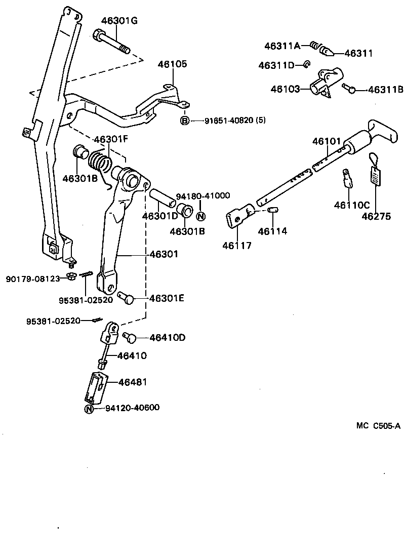 DYNA150 |  PARKING BRAKE CABLE