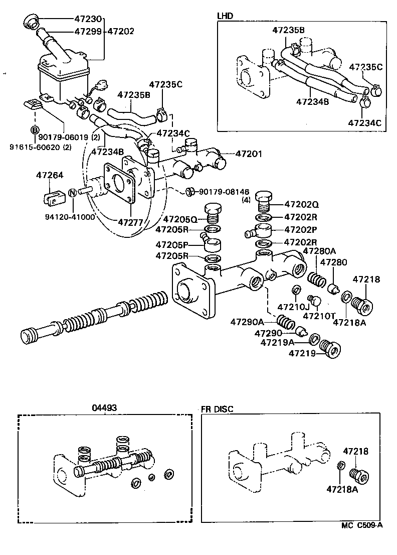  DYNA150 |  BRAKE MASTER CYLINDER