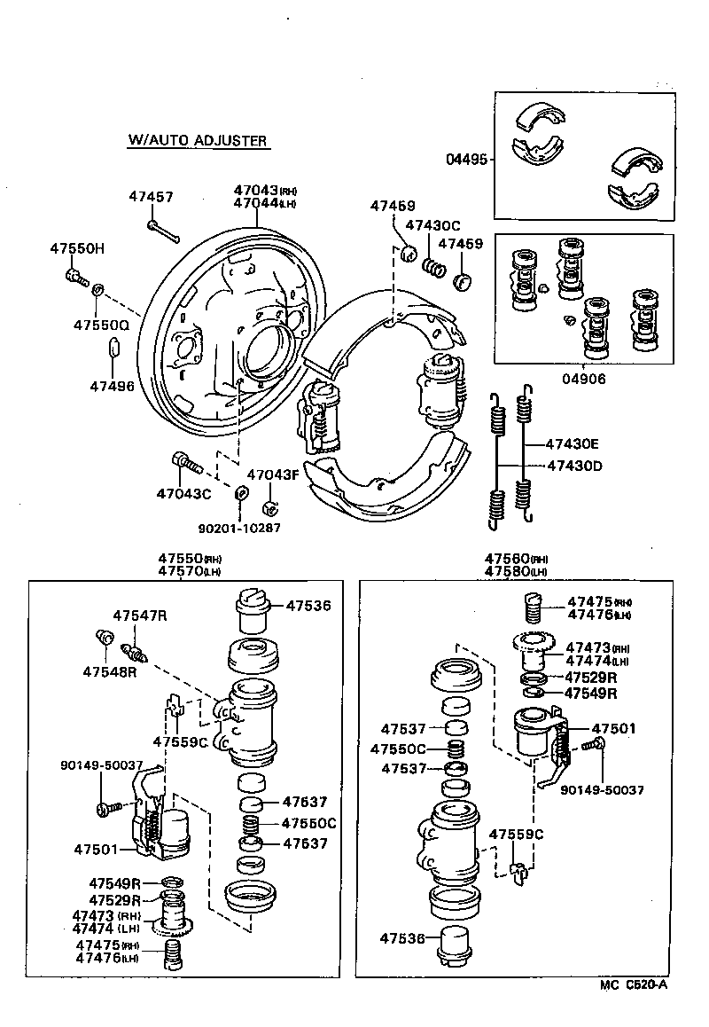  DYNA150 |  REAR DRUM BRAKE WHEEL CYLINDER BACKING PLATE