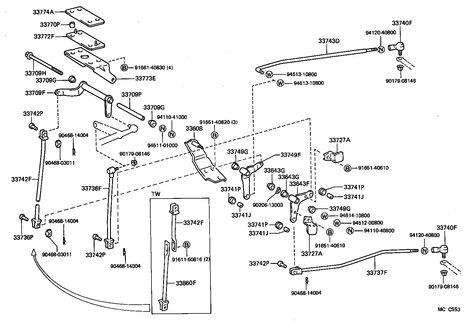  DYNA100 |  SHIFT LEVER RETAINER