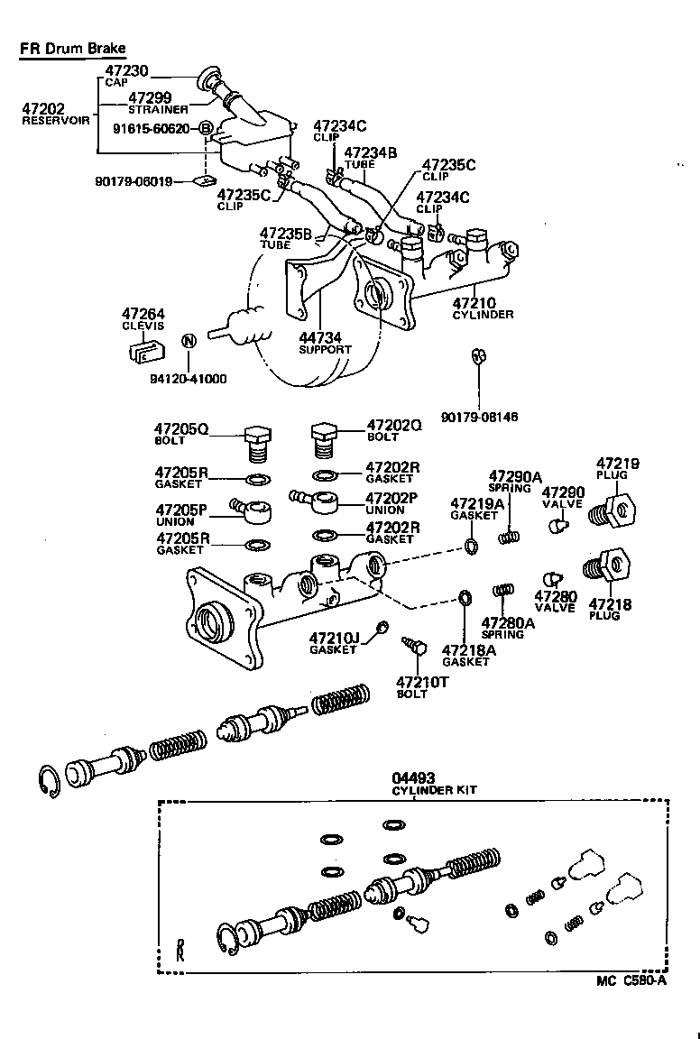  DYNA100 |  BRAKE MASTER CYLINDER