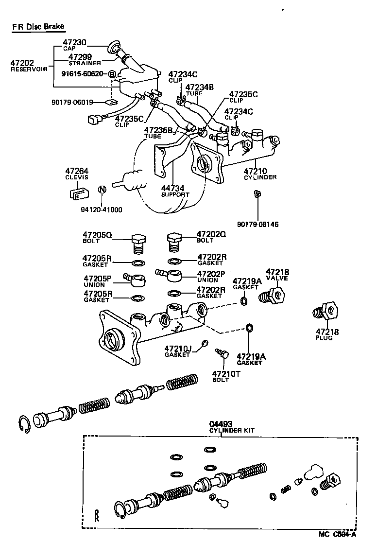  DYNA100 |  BRAKE MASTER CYLINDER