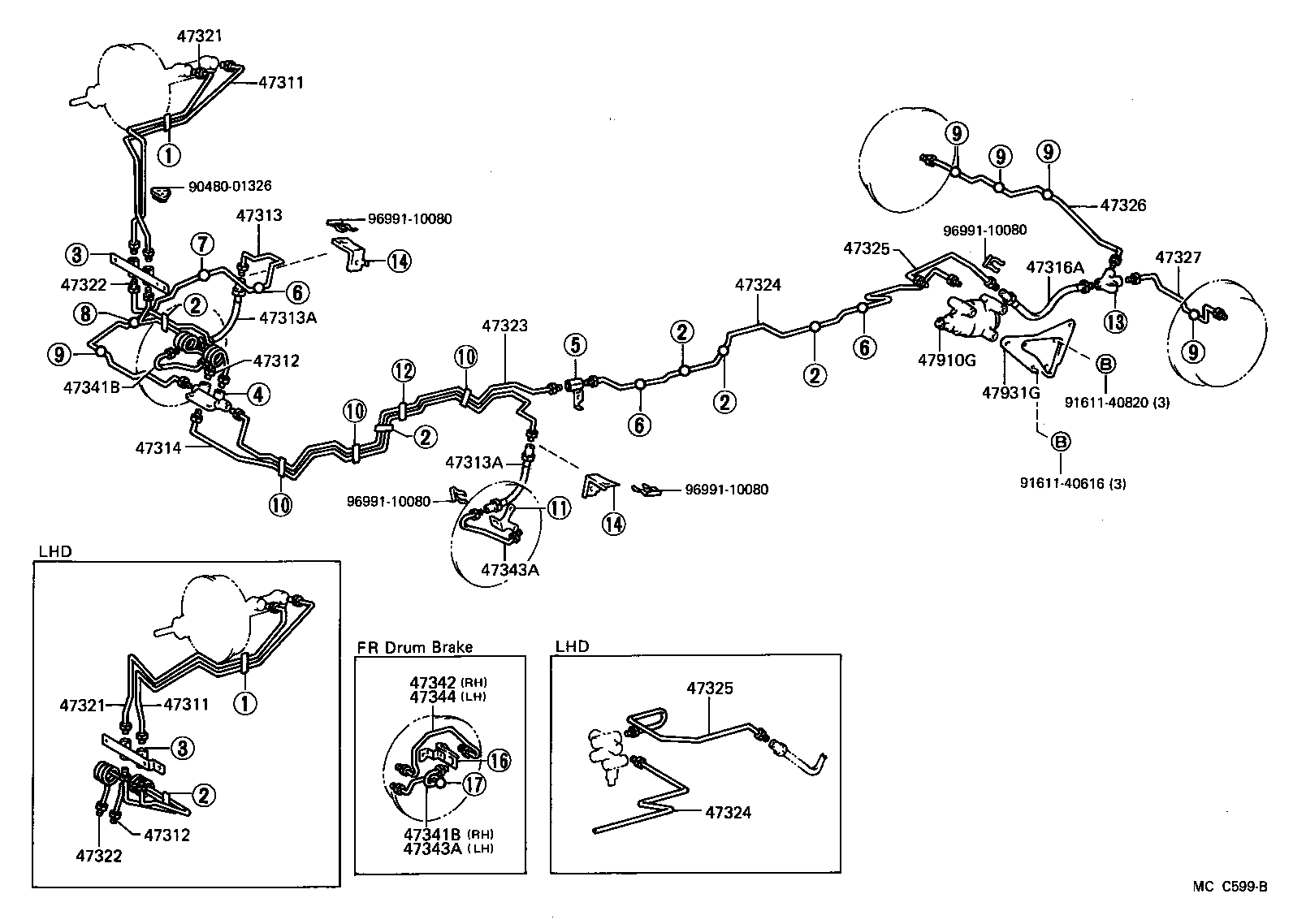 DYNA100 |  BRAKE TUBE CLAMP