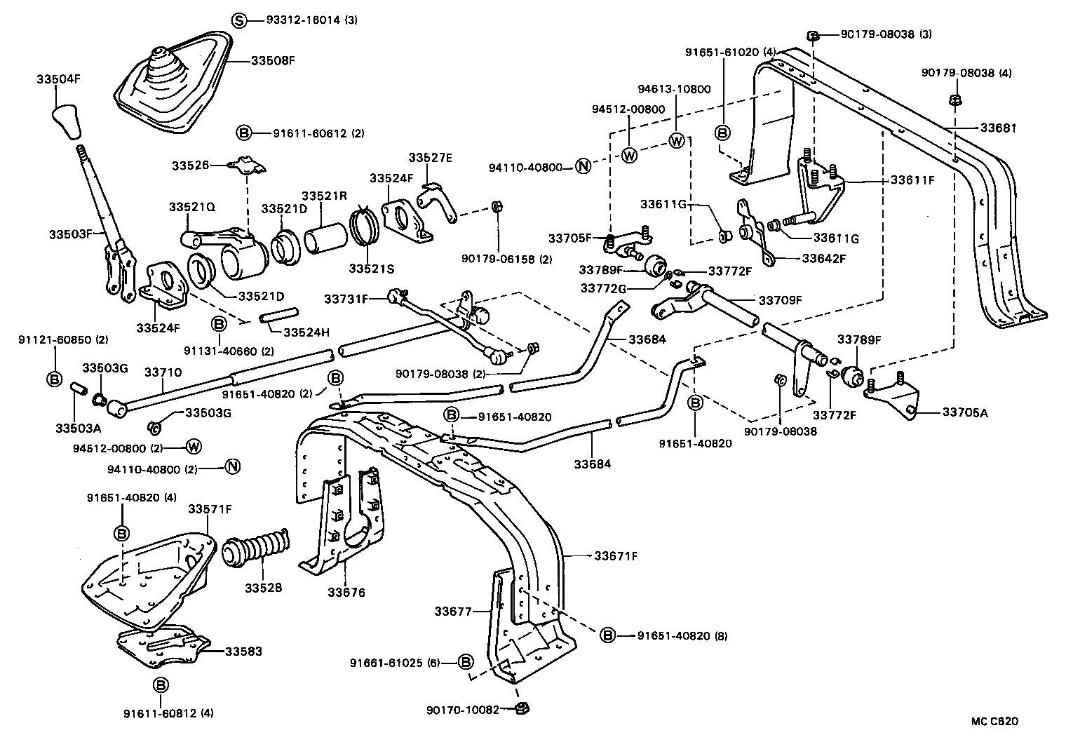  DYNA |  SHIFT LEVER RETAINER