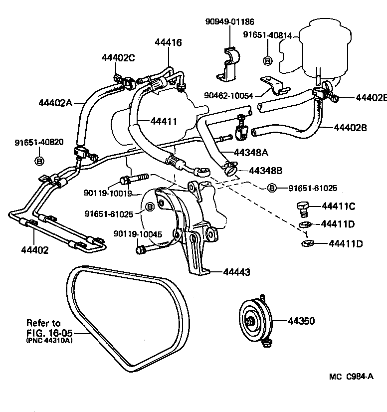  LAND CRUISER 60 |  POWER STEERING TUBE
