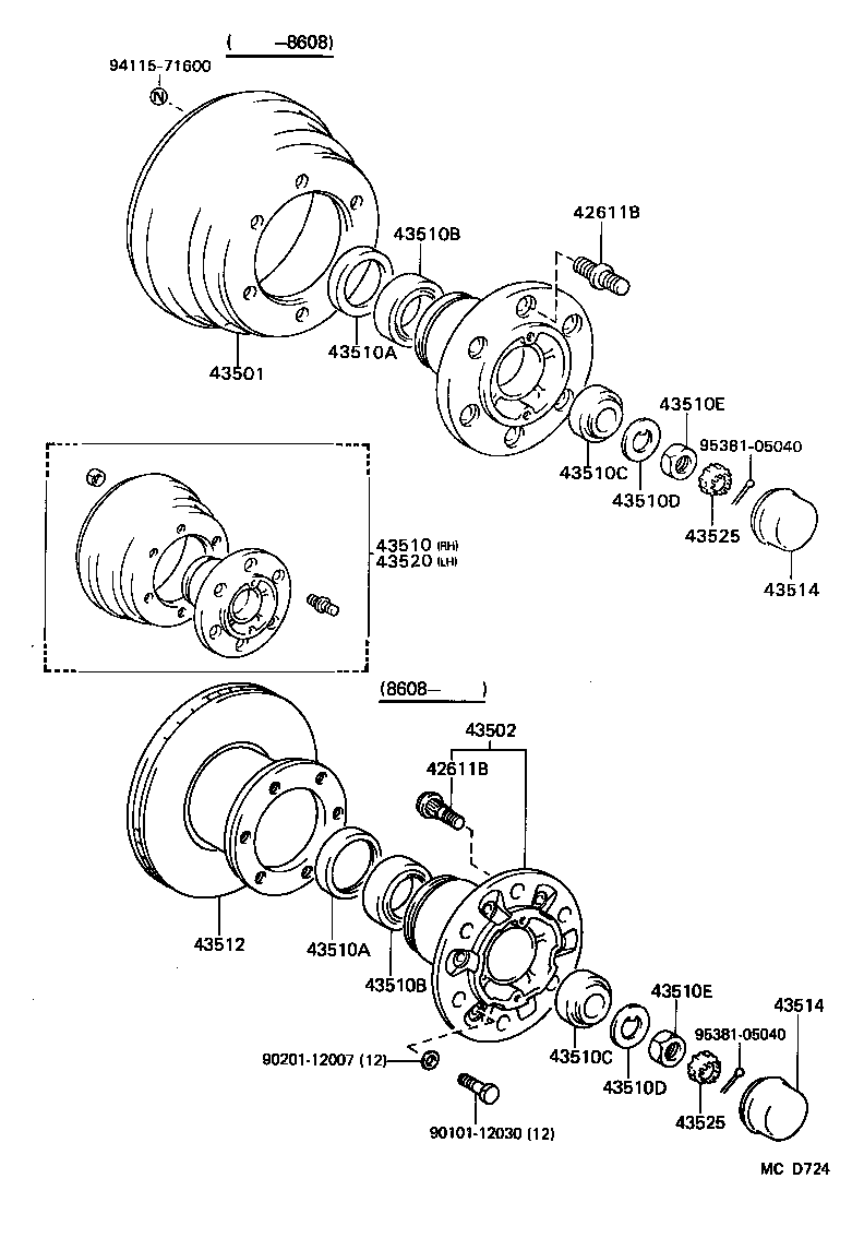  DYNA150 |  FRONT AXLE HUB