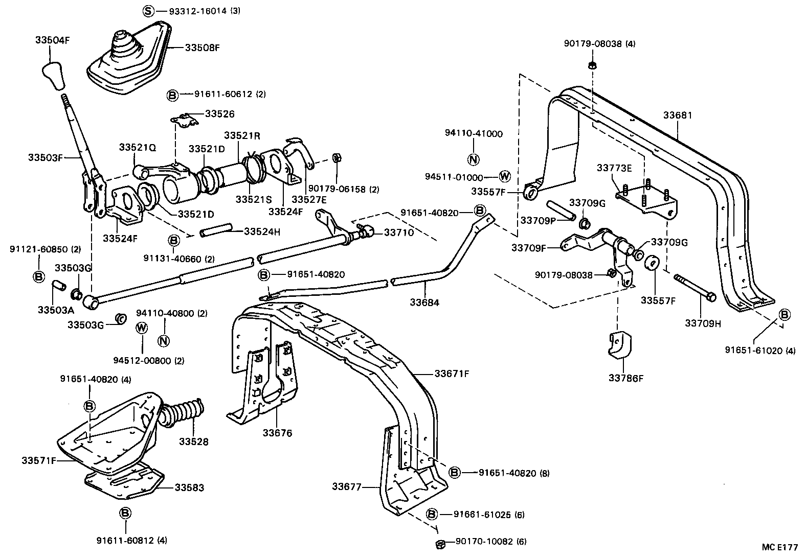  DYNA |  SHIFT LEVER RETAINER