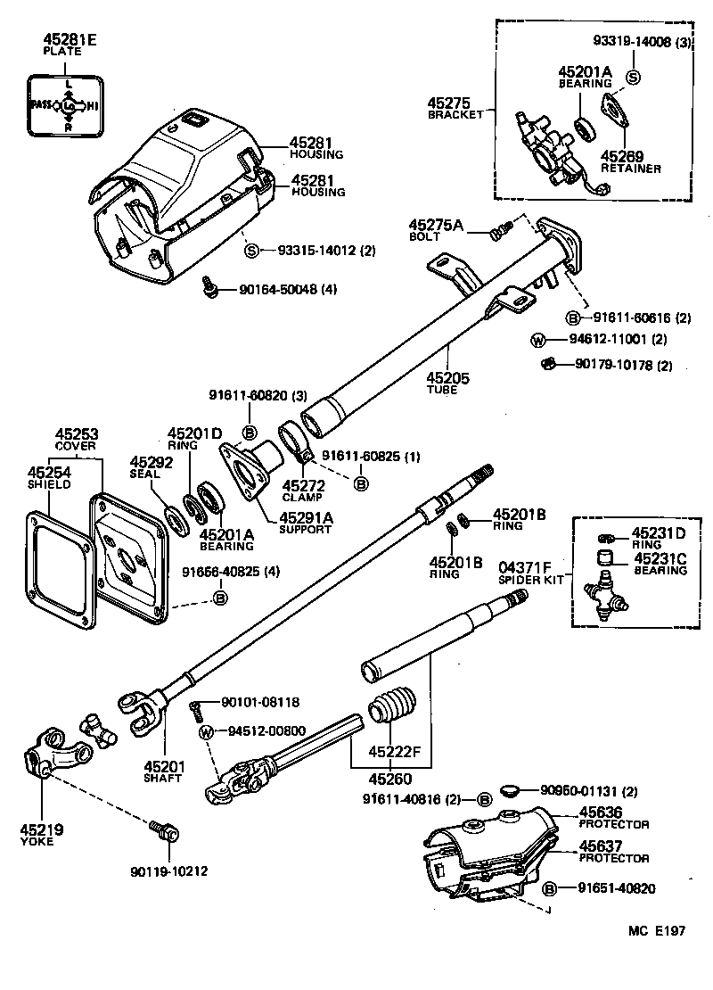  LAND CRUISER 60 |  STEERING COLUMN SHAFT