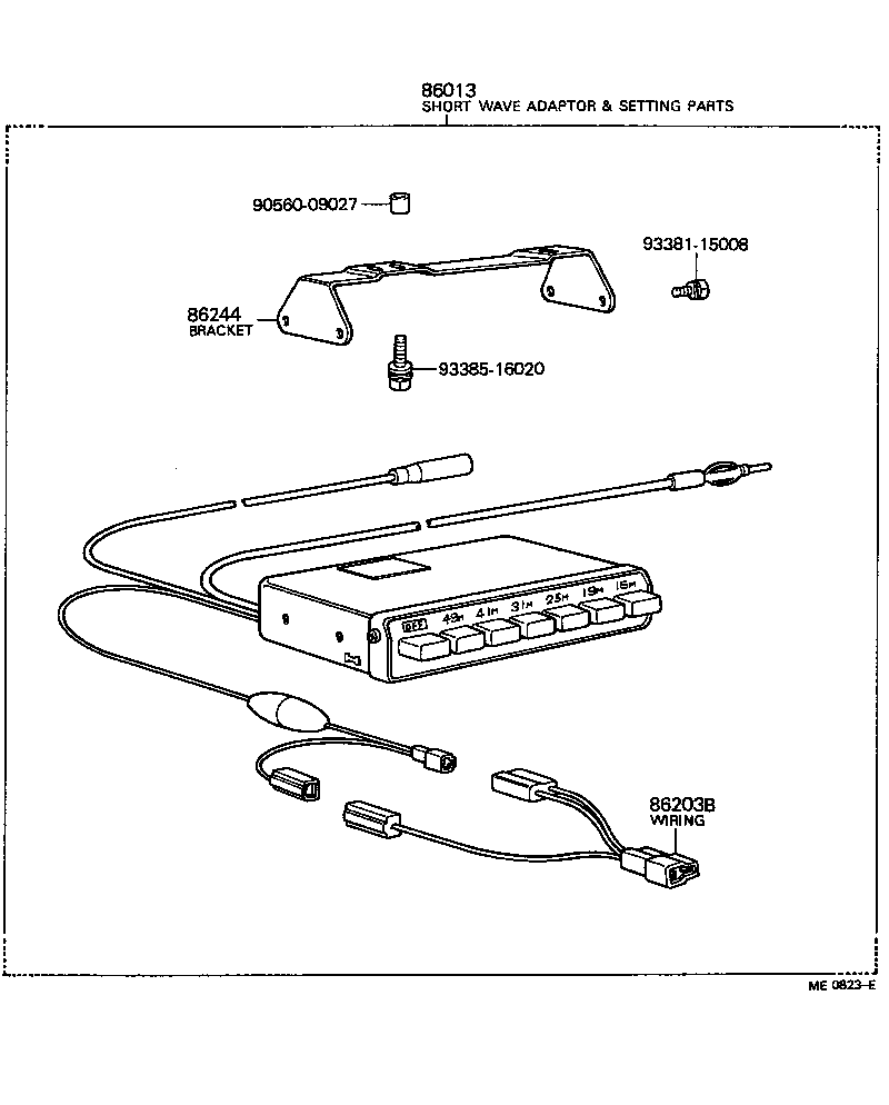  CARINA |  NAVIGATION FRONT MONITOR DISPLAY