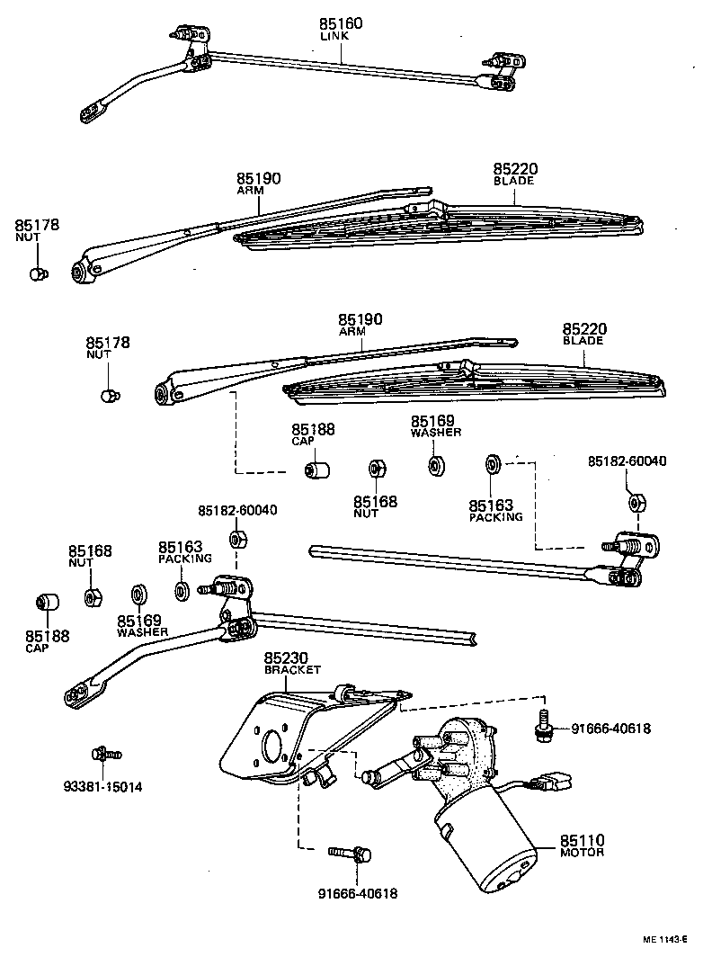  TOYOACE |  WINDSHIELD WIPER