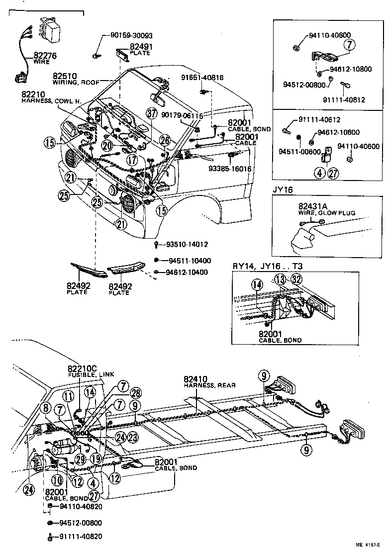  TOYOACE |  WIRING CLAMP