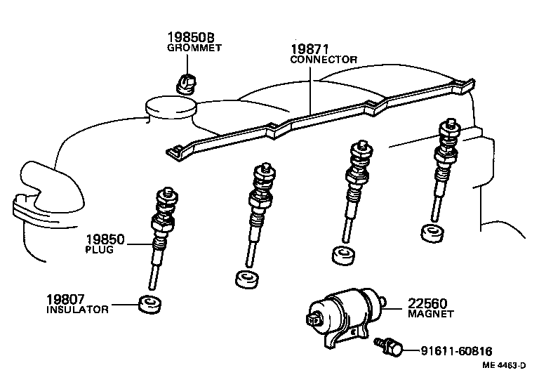  COASTER |  IGNITION COIL SPARK PLUG